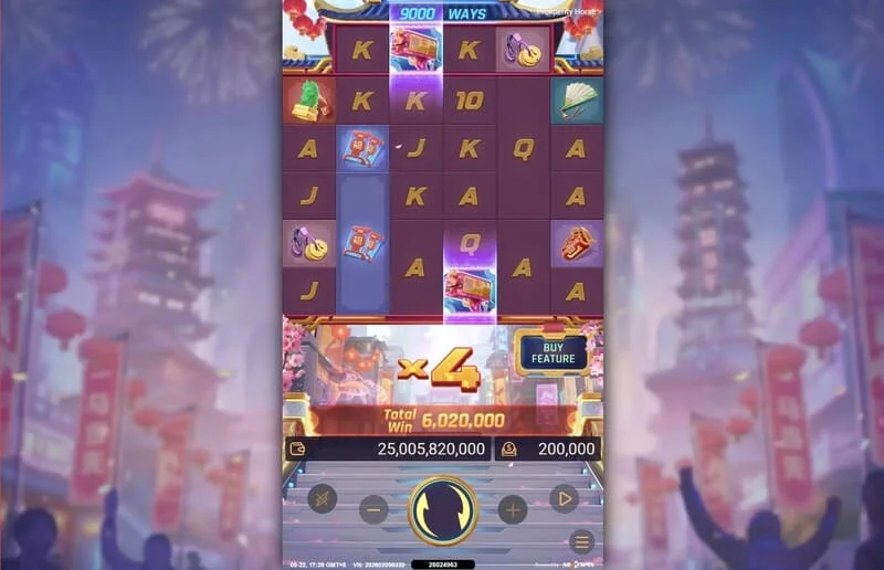 Prosperity Horse - coefficient and final payout in Cyber-Luxe Free Spins